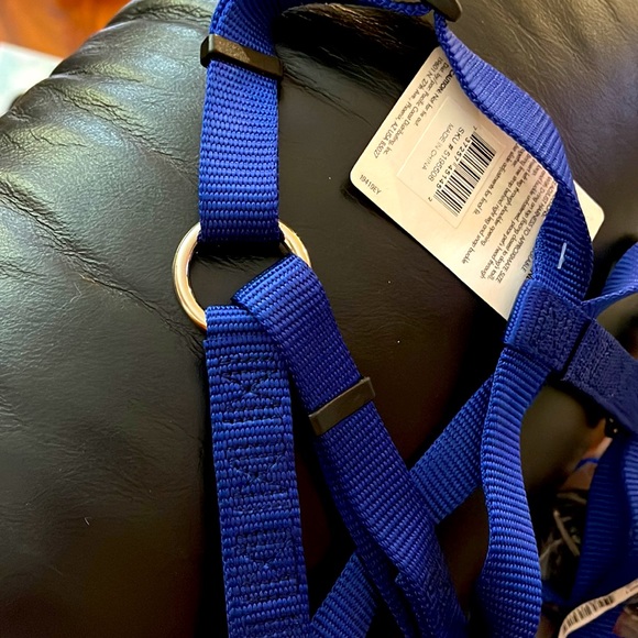 New and Tagged Adjustable Blue Harness. Medium 20”-28” Grith PRICE DROP - Picture 8 of 12